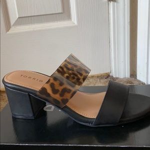Torrid Two Strap Block Sandals